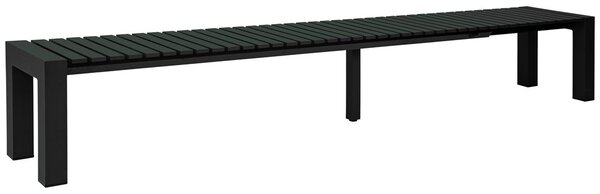 Mindo Rozkládací jídelní lavice Mindo 111, 240/300x45x46 cm, lakovaný hliník Dark Green