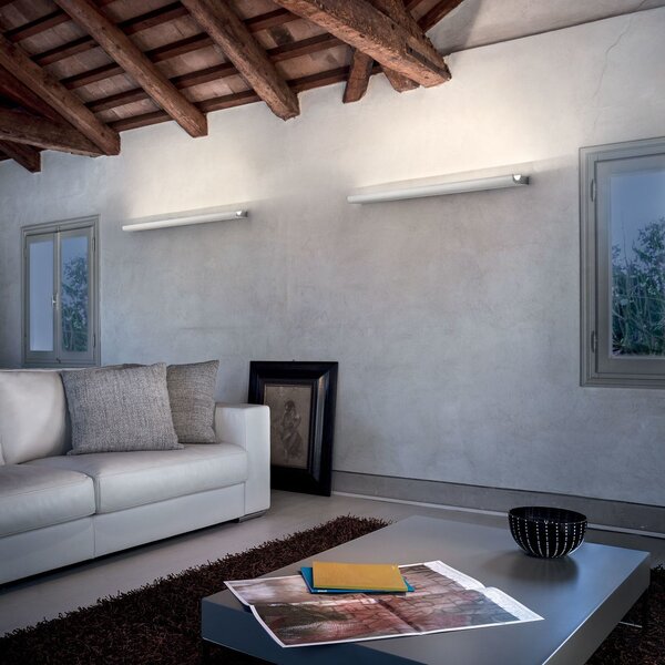 Linea Light 9806 Halfpipe, bílé lineární svítidlo s nastavitelným směrem svícení, 28W LED 3000K, 90cm, IP44