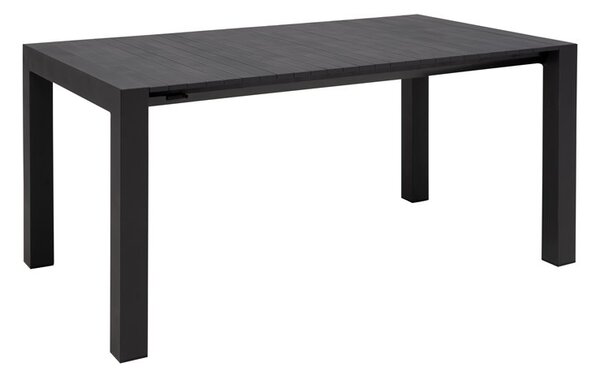 Mindo Rozkládací jídelní stůl Mindo 111, obdélníkový 162/200,5x90x76 cm, lakovaný hliník Dark Grey
