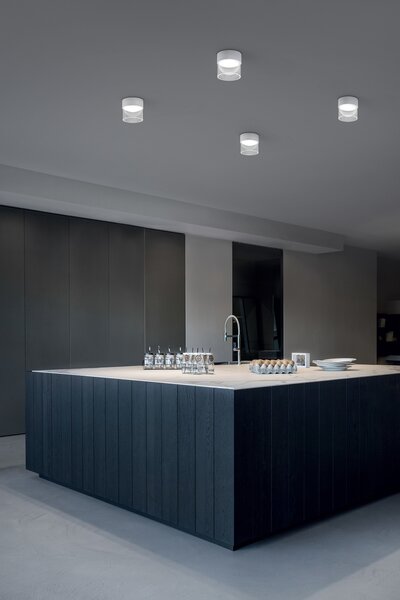 Linea Light 90281 Crumb, bílé moderní stropní svítidlo, 10W LED 3000K, prům. 10,4cm