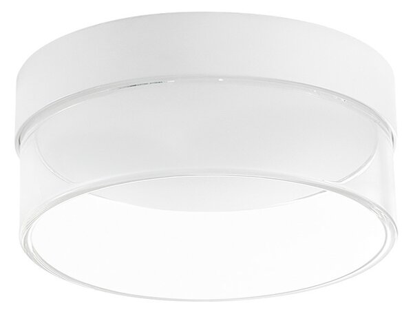 Linea Light 90282 Crumb, bílé moderní stropní svítidlo, 15W LED 3000K, prům. 15,4cm