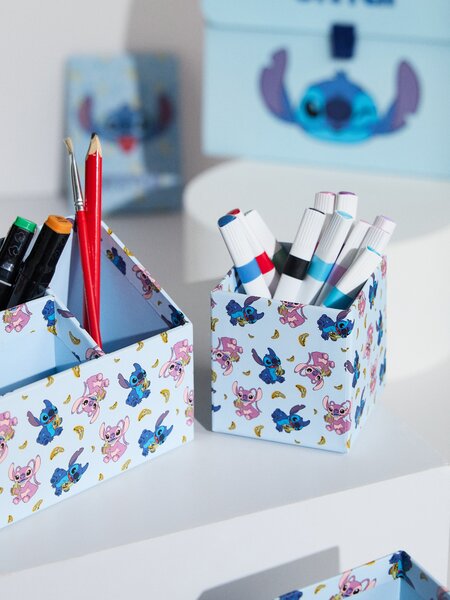Sinsay - Sada stolních organizérů 3 pack Stitch - světle modrá