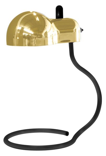 Stilnovo 9070 Minitopo Gold special, zlatá stolní retro lampička, 1x7W LED E27, výška 36cm