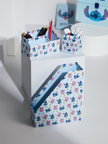 Sinsay - Sada stolních organizérů 3 pack Stitch - světle modrá