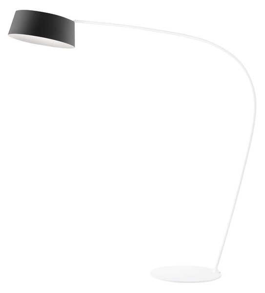 Stilnovo 8102 Oxygen_FL1, černá stojací oblouková lampa se stmívačem, 36W LED 3000K, výška 194cm
