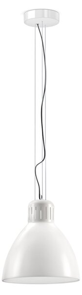 Leucos JJ Big, bílé závěsné svítidlo, 1x45W LED 2700/3000K stmívatelné, průměr 41cm