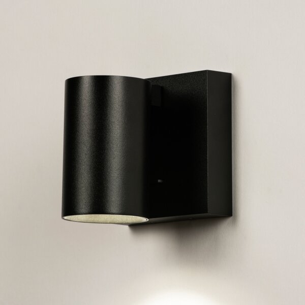 Nástěnné bodové svítidlo s vypínačem Average Spot Black and Gold (LMD)
