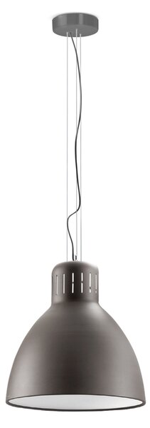 Leucos JJ Great, šedé závěsné svítidlo, 1x45W LED 2700/3000K stmívatelné, průměr 56cm