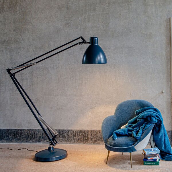 Leucos JJ Big, bílá stojací lampa se stmívačem, 1x45W LED 2700/3000K, výška 225cm
