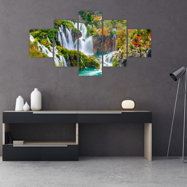 Obraz - Národní park Plitvická jezera (125x70 cm)