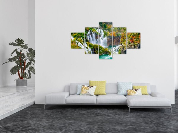 Obraz - Národní park Plitvická jezera (125x70 cm)