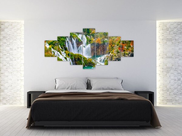 Obraz - Národní park Plitvická jezera (210x100 cm)