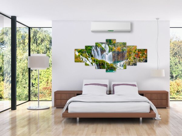 Obraz - Národní park Plitvická jezera (210x100 cm)