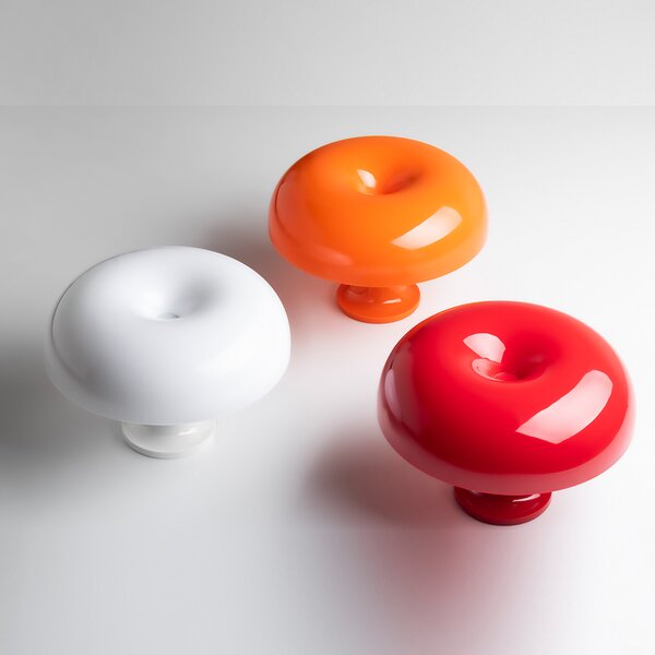 Artemide 0039060A Nessino, bílá designová stolní lampa, 4x20W E14, výška 22cm