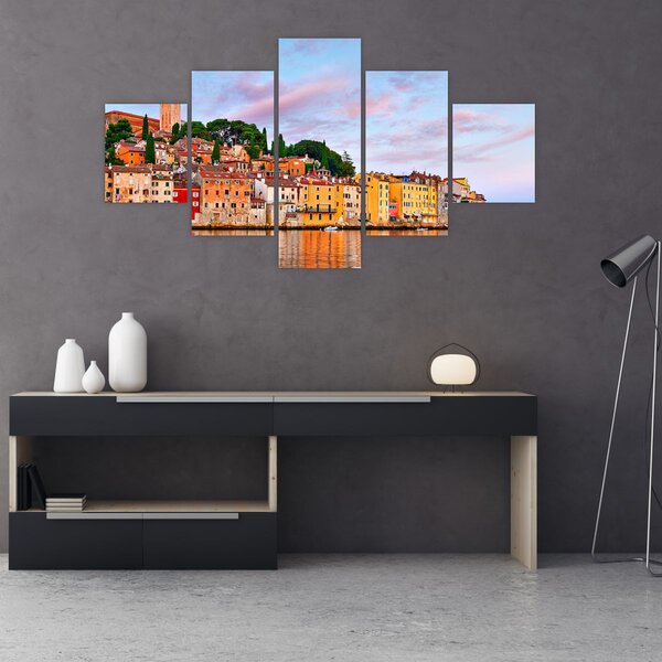 Obraz - Rovinj, Chorvatsko (125x70 cm)