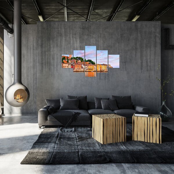 Obraz - Rovinj, Chorvatsko (125x70 cm)