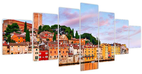 Obraz - Rovinj, Chorvatsko (210x100 cm)