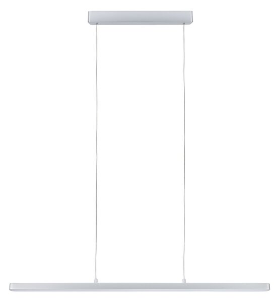 Paulmann 79886 Lento, Zigbee matně chromové lineární závěsné svítidlo se svícením nahoru-dolu, 3x13,5W LED tunnable white, stmívatelné, délka 100cm