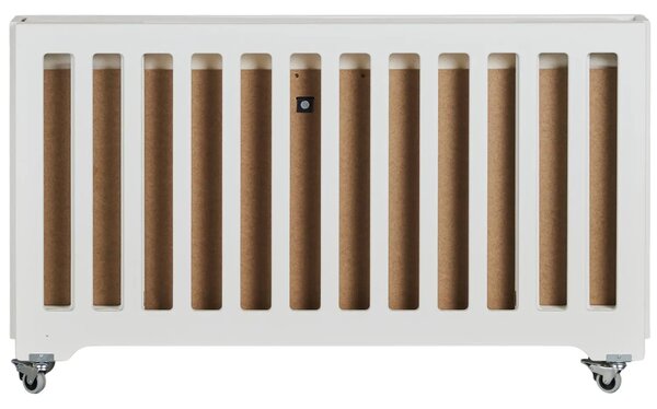 Bílá lakovaná skládací postýlka Quax Fold 60 x 120 cm