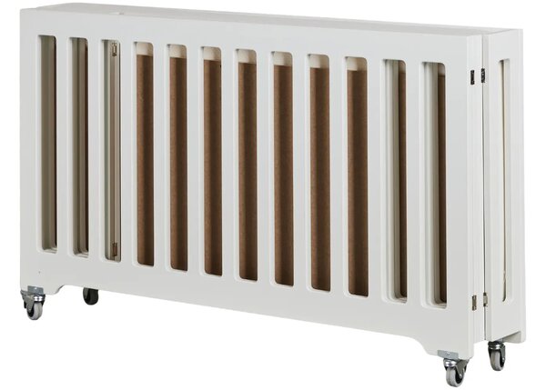 Bílá lakovaná skládací postýlka Quax Fold 60 x 120 cm