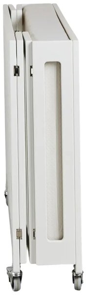 Bílá lakovaná skládací postýlka Quax Fold 60 x 120 cm