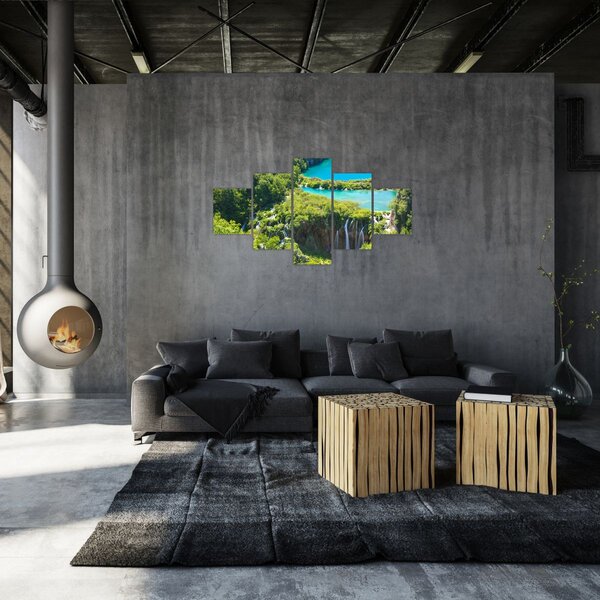 Obraz - Vodopády (125x70 cm)