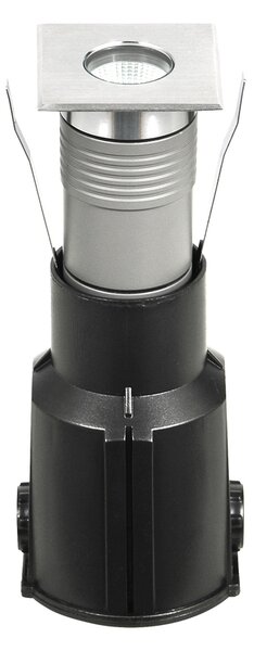 Fabas 6906-02-414 Apache 2, hranaté pojezdové svítidlo z nerezu, 6,5W LED, 3000K, 6,6x6,6cm, IP67