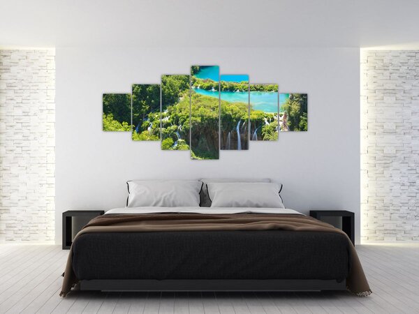 Obraz - Vodopády (210x100 cm)