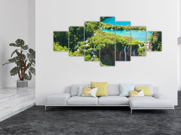Obraz - Vodopády (210x100 cm)