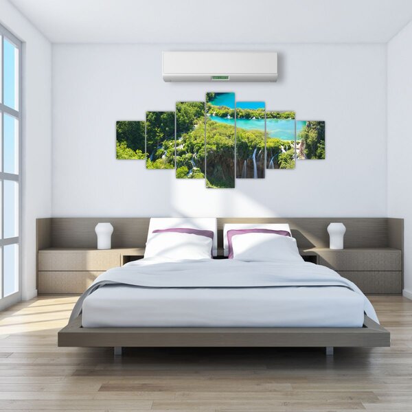 Obraz - Vodopády (210x100 cm)