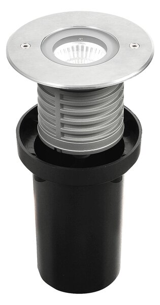 Fabas 6907-02-414 Irving 2, kulaté pojezdové svítidlo z nerezu, 7,8W LED, 3000K, prům. 11,6cm, IP67