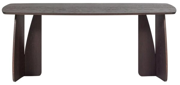 WOOOD Tmavý dubový jídelní stůl Veere 180 x 100 cm