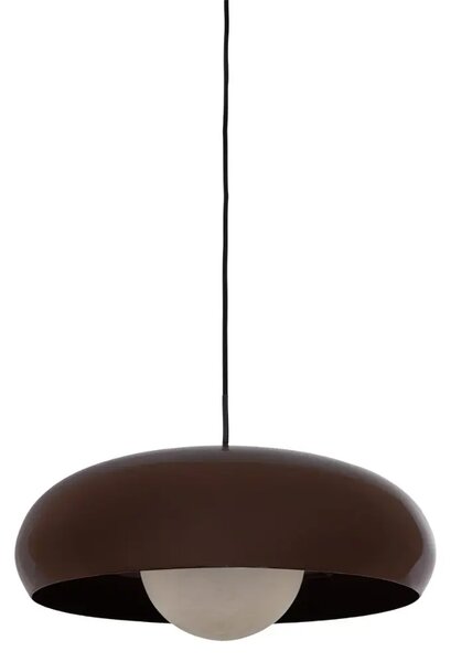 WOOOD Hnědé kovové závěsné světlo Tivo 40 cm