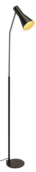 SLV 146010 Phelia, kónická stojací lampa 1xE27, černá/zlatá, výška 172cm
