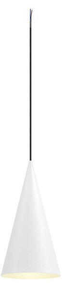 SLV 1008501 Magico 20, kónické závěsné svítidlo 1xE27, bílá, průměr 21cm
