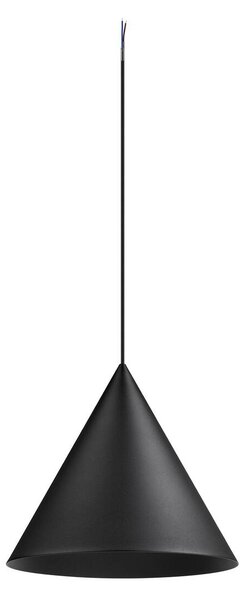 SLV 1008503 Magico 38, kónické závěsné svítidlo 1xE27, černá, průměr 38cm