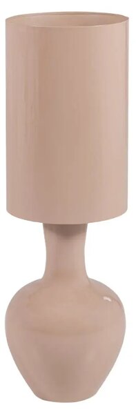 WOOOD Světle růžová kovová stolní lampa Loa