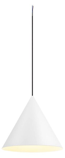 SLV 1008504 Magico 38, kónické závěsné svítidlo 1xE27, bílá, průměr 38cm