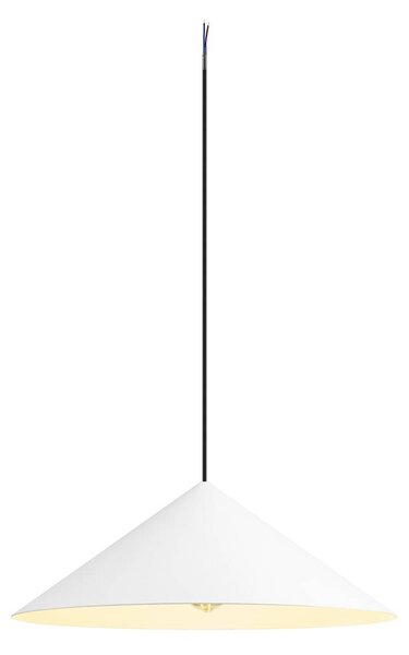 SLV 1008506 Magico 55, kónické závěsné svítidlo 1xE27, bílá, průměr 55cm