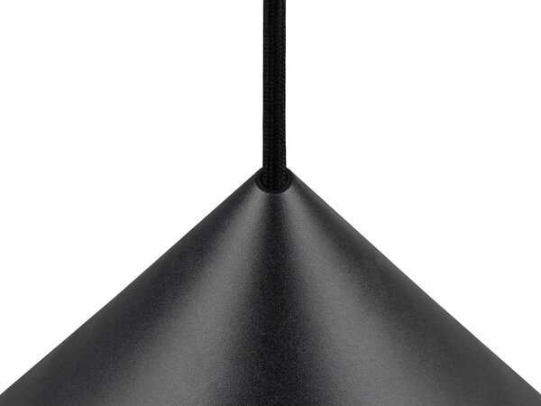 SLV 1008503 Magico 38, kónické závěsné svítidlo 1xE27, černá, průměr 38cm
