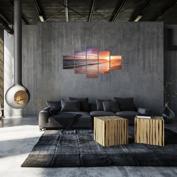 Obraz - Západ slunce v Thajsku (125x70 cm)