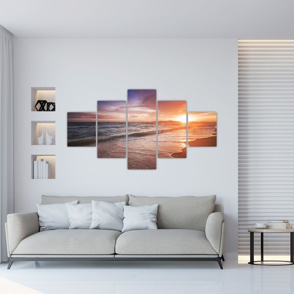 Obraz - Západ slunce v Thajsku (125x70 cm)