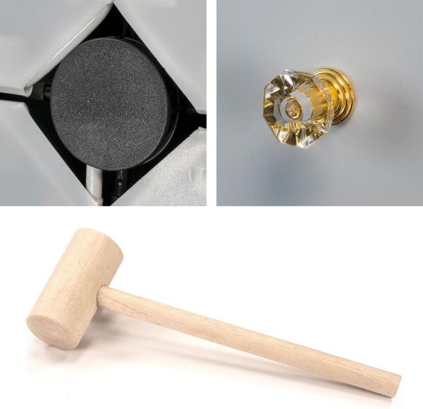 Úsporný designový zásuvný regál, černá a bílá