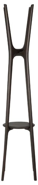 Ethnicraft Tmavý dřevěný stojací věšák PI 184 cm