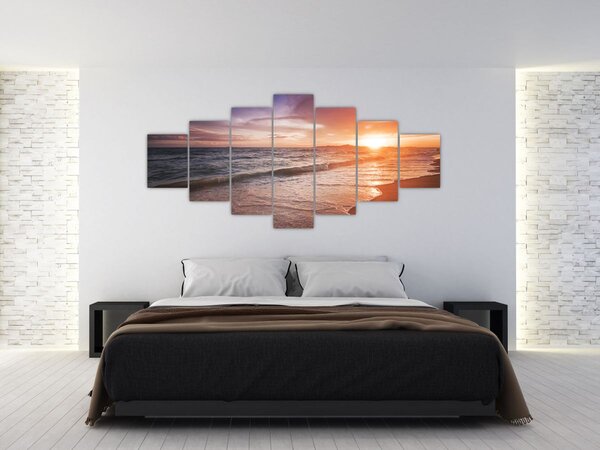 Obraz - Západ slunce v Thajsku (210x100 cm)