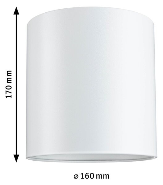 Paulmann 95611 2Easy Talis, stínítko z bílého kovu, prům. 16cm