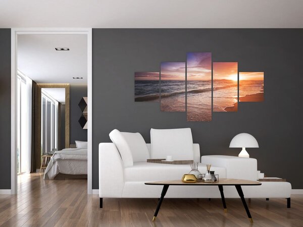 Obraz - Západ slunce v Thajsku (125x70 cm)