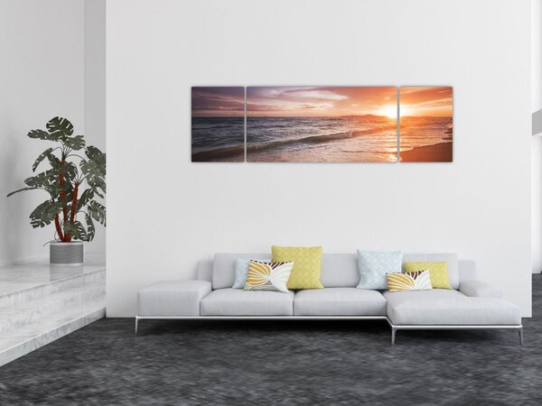 Obraz - Západ slunce v Thajsku (170x50 cm)