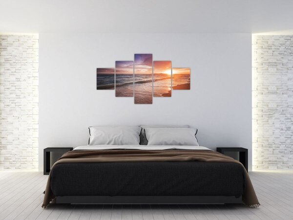 Obraz - Západ slunce v Thajsku (125x70 cm)