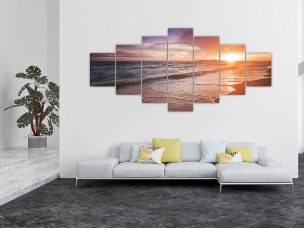 Obraz - Západ slunce v Thajsku (210x100 cm)